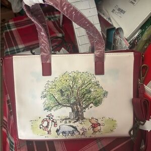 Loungefly White and Red Crossbody Bag